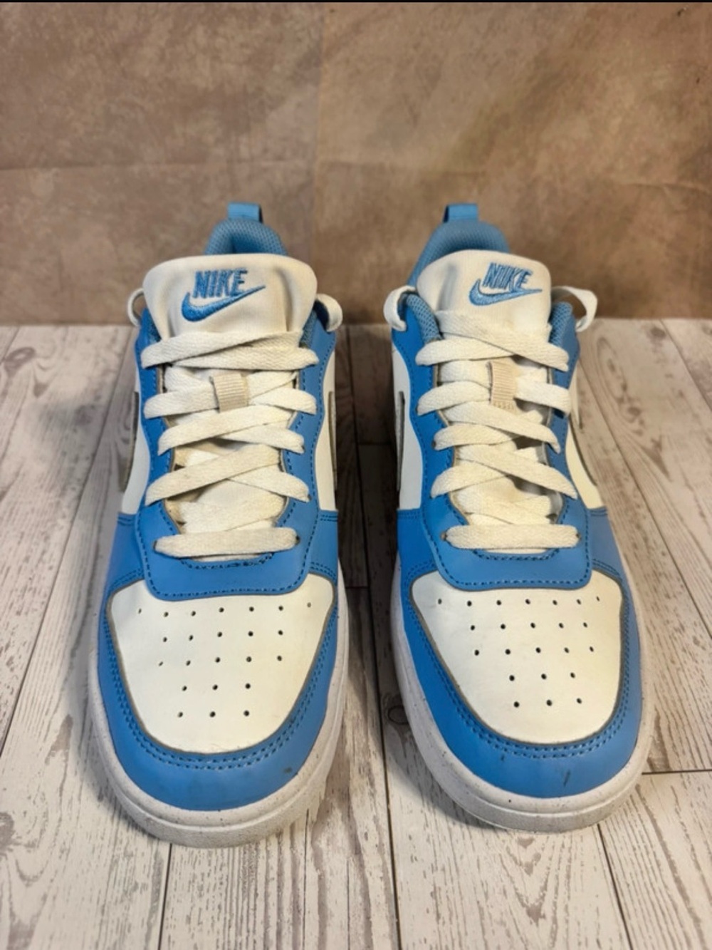 Nike Court Borough Low Recraft GS Blue White Sneakers Size 6.5Y DV5456-128